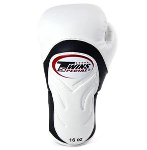 ถุงมือชกมวย MMA หนังแท้คุณภาพสูง น้ำหนักเบา แบบผูกเชือก สำหรับฝึกซ้อมและแข่งขัน สีขาว คู่หนึ่ง - Product Image 2