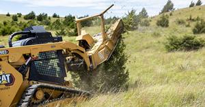 Vente en gros usine : Mini-chargeuse compacte sur chenilles CAT 299D2 XHP avec tête de broyeur, machine forestière robuste pour le débroussaillage - Product Image 2