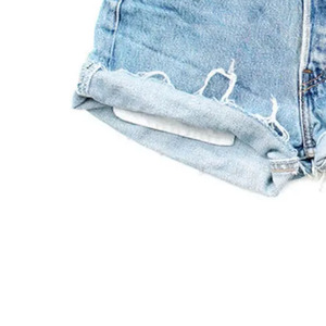 Shorts en jean déchirés taille haute pour homme, décontractés, sportifs, écologiques, respirants, séchage rapide, avec cordon de serrage, imprimés - Product Image 3