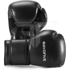 Guantes de Boxeo de Cuero de Diseño Único, Hechos en Fábrica, Cómodos, Transpirables, con Cierre de Gancho y Bucle, Alta Calidad, Gran Venta, Económicos - Product Image 2