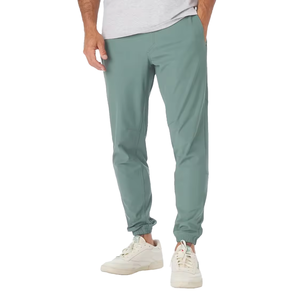 Men's Custom Casual Flared <b>Jogger</b> Track Pants Elastic Waistband Mens <b>Stacked</b> Flare Sweatpants for Men - Product Image 1