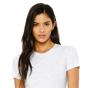 T-shirt Femme Respirant Nouveau T-shirt Femme 100% Coton Uni Décontracté Col Rond Manches Courtes T-shirt Imprimé Femme - Product Image 4