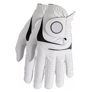 Guantes de Golf de Cuero Negro Antideslizantes para Deportes al Aire Libre, Protección para Dedos, para Hombres y Mujeres Adultos, Vantrex Industries VI-GG-651, Estilo Pull-On - Product Image 4