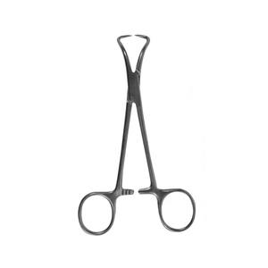 Pinza para toallas manual Backhaus de 14 cm, de acero inoxidable, juego de instrumentos quirúrgicos reutilizables, certificado CE, para hospitales y clínicas, venta al por mayor - Product Image 2