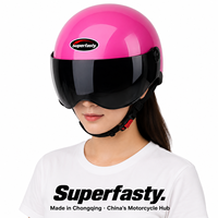 Équipement de protection pour moto, casque ouvert, casque de moto pour les trajets quotidiens en ville, casque de moto personnalisé