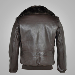 <b>Men</b>’s <b>Faux</b> <b>Leather</b> Bomber <b>Jacket</b> Zip-up Casual Fashion Outerwear Custom Wholesale <b>Jacket</b> For <b>Men</b> - Product Image 5