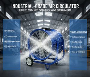 Ventilador Axial Eléctrico de Alta Velocidad OEM/ODM, Uso Industrial/Comercial, Eficiencia Energética Clase A++, GAPIDF000 - Product Image 3