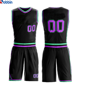 Maillots et shorts de basket personnalisés imprimés par sublimation, 100% polyester, séchage rapide, respirants, unisexes, meilleur fabricant - Product Image 1