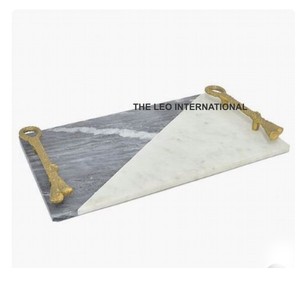 <b>Rustic</b> Acacia <b>Wood</b> Serving Tray Handcrafted Design Creative Elegant Natural Brown Farmhouse Decor Versatile for <b>Dining</b> <b>Table</b> - Product Image 6