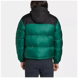 Veste matelassée à capuche pour homme, chaude et épaisse, rembourrée de duvet, avec blocs de couleur, fermeture éclair, col montant, style décontracté - Product Image 6