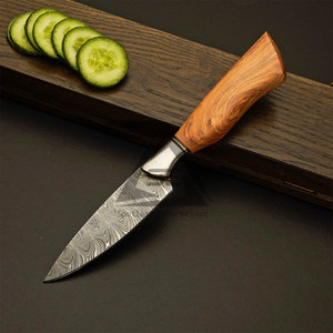 Lightweight Handmade Solid Color 67-Layer Damascus Steel Chef <b>Knives</b> <b>Set</b> with Wood Handles Factory Direct Supply - Product Image 4