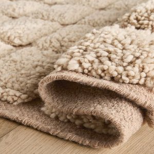 Beni Ourain-alfombra de diseño personalizado hecha a mano, auténtico, marroquí, Azilal, venta - Product Image 4