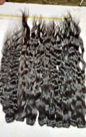Meilleures extensions indiennes brutes ondulées 100 % lisses et durables, qualité vierge Super Double Drawn Remy, tissage micro-anneaux, style Deep Wave aligné