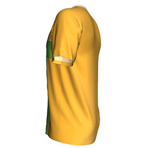 Camiseta de Hombre con Degradado Naranja, Manga Corta, Ligera, Transpirable, Informal, Estampada, para Verano - Product Image 5