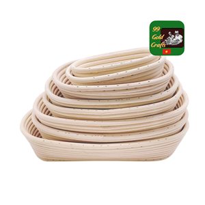 HOT SALE: Rattan Bread Proofing Basket Vienam 10 Inch Oval Cane Banneton 9 Vintage Round Banetton Made in Vietnam Factory - Product Image 6