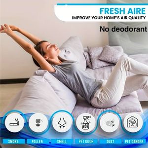 Purificateur d'air à l'huile aromatique noir et bleu avec 4 pièces, produit ménager - Product Image 4