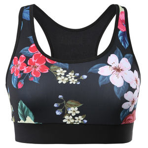 Wholesale High Quality Fitness Women's Bra <b>Triangle</b> Woven Halter Spandex/Nylon Customized Color Sublimation Embroidery Front - Product Image 2