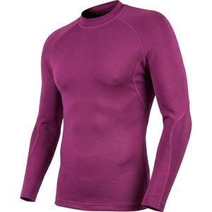 Rush Guard Stretch Fitness Quick Dry Short Sleeve Rash Guard Swim Wear Breathable Long MMA Private <b>Compression</b> Rash Guard - Product Image 6