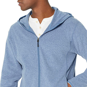 Luxury Style Good Quality Men's Zipper Hoodie Discounted Price Custom Size Regular Fit Men's <b>Fleece</b> Outerwear Hooded <b>Jacket</b> - Product Image 2