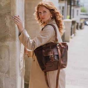 Bolso de hombro de cuero genuino de lujo para mujer, bolso cruzado vintage de diseñador a un precio asequible por proveedor. - Product Image 1