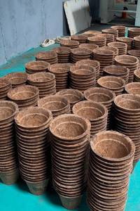 Maceta Ecológica Biodegradable Lista para Usar con Fibra de Coco Natural para Cultivo de Plantas - Product Image 6