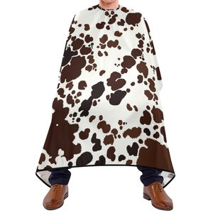 Hysaf Apparels Co Cape de Coiffure Professionnelle à Motif Vache 64x56 avec Fermeture à Clip Métallique Réglable pour Salon - Product Image 1