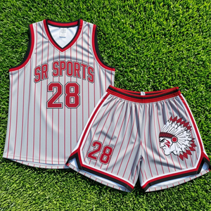Sibrin Custom <b>Basketball</b> Uniforms Bulk | Team Jerseys & Shorts with Logo Name Number | Sublimated Reversible <b>Basketball</b> Kit USA - Product Image 5