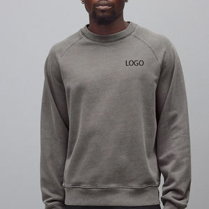 Sweat-shirt pour homme à texture douce et coupe décontractée, prix avantageux pour les commandes en gros / Coupe ample pour plus de confort avec logo - Product Image 1