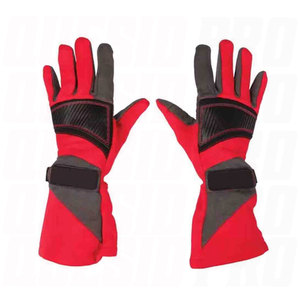 Guantes de Motocross y Karting Unisex con Puño Largo para Clima Frío, Cuero Genuino Negro, Pantalla Táctil, Transpirables, Deportes al Aire Libre, Motocicleta - Product Image 5