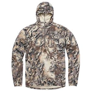 Men's Camo Hunting Baselayer Fleece Hoodie 1/4 Zip <b>Thermal</b> Performance Shirt Moisture Wicking Outdoor Archery Tactical <b>Top</b> - Product Image 3