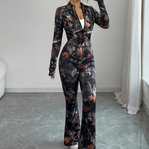 Conjunto de Chándal Personalizado para Mujer con Capucha, Lavado Ácido, 100% Algodón, con Logotipo Personalizado, Etiqueta Privada, Ropa Urbana, Pedido al por Mayor de Fábrica - Product Image 5