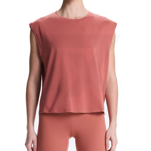 Best Manufacturer Cheap Price High Quality Breathable <b>Knitted</b> Women <b>Tank</b> <b>Top</b> Customization Label Front Hot Sale - Product Image 1