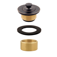Kit de conversion de drain de baignoire de haute qualité avec plaque de sortie à trou unique et raccord universel pour baignoire
