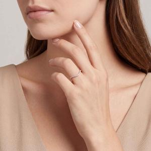 10K Rose Gold Lab Grown Diamond Wedding Band 0.30 CTW Modern Bridal <b>Ring</b> Fine Jewelry Design for <b>Couples</b> - Product Image 1