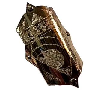 Клейкая алюминиевая наклейка прочная металлическая табличка бронзовая бирка для украшения