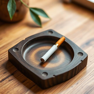 Cendrier en bois portable |   Accessoire de fumage léger pour l'extérieur - Product Image 1