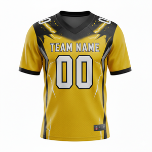 Camisetas de Fútbol Personalizadas para Adultos, Manga Corta, Transpirables, de Malla, de Secado Rápido, Antibacterianas, Opción de Talla Grande, Diseño Frontal - Product Image 4