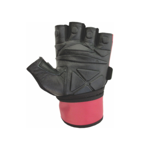 Gants de fitness professionnels en PU à demi-doigts avec fermeture magnétique pour l'entraînement en salle, la musculation, l'exercice, la musculation, personnalisables - Product Image 3