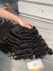 Gran oferta, paquetes de cabello Remy Virgen sin procesar, cutícula alineada, humano crudo, Vietnam, birmano, origen vietnamita, proveedor de cutícula alineada - Product Image 6