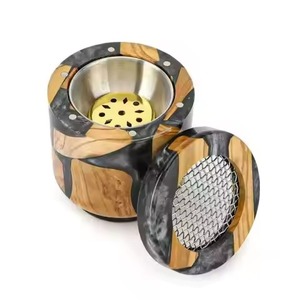 Modern Design Mubkhar Incense <b>Burner</b> Eco-Friendly Resin Metal Incense <b>Burner</b> Home Decor In Cheap Price Bakhoor Incense <b>Burner</b> - Product Image 1