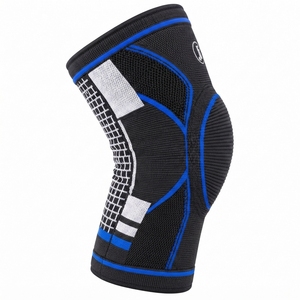 Conception de compression flexible pour le sport, genouillère professionnelle, équipement de soutien du genou, matériau élastique léger et confortable - Product Image 3