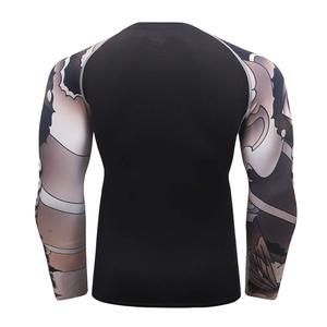<b>Men</b> Long Sleeve Compression <b>Shirt</b> <b>Cool</b> Dry Workout Rashguard Athletic Fitness Wear Bulk Supplier - Product Image 3
