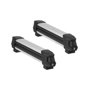 Portasci e Portasnowboard Universale in Alluminio per Tetto Auto con Serratura, per 4 Paire di Sci e 2 Snowboard - Product Image 1