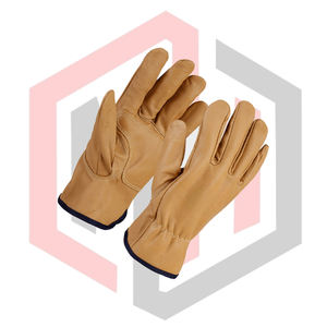 Guantes de Trabajo de Cuero Vacuno Resistentes para Hombre y Mujer, Resistentes a Cortes, Antideslizantes, Resistentes al Calor, Transpirables y Resistentes a Desgarros - Product Image 3