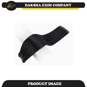 Doble trama Remy Raw TempleHuman Hair Bundles Soft Body Wave Style con la cutícula alineada de la máquina Exportadores indios - Product Image 4