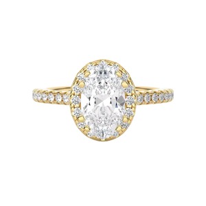 10k 14k Gold Fine Rings Light Luxury IGI Certified VVS Moissanite Diamond Ring for Women Wedding Engagement Rings For Unisex - Product Image 1