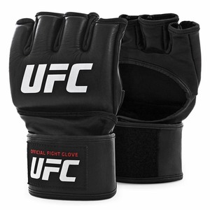 ถุงมือชกมวย MMA แบบสั่งทำพิเศษสำหรับ UFC น้ำหนักเบา ปิดด้วยแถบตีนตุ๊กแก หนังวัวแท้ สำหรับฝึกศิลปะการต่อสู้กลางแจ้ง สำหรับผู้ใหญ่ - Product Image 1