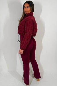 <b>Women</b>’s Premium <b>Crop</b> <b>Puffer</b> Winter <b>Jacket</b> Custom Casual Wear For <b>Women's</b> Windproof Zipper Closure Side Pockets <b>Women's</b> Coat - Product Image 6