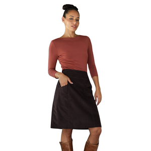 Falda midi estampada para mujer con tela transpirable de verano - Product Image 1