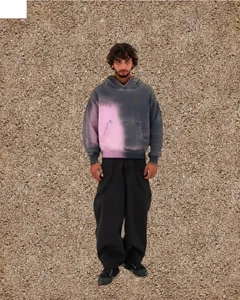 Sudadera con Capucha y Sudadera de Punto para Hombre, Corte Regular, Cómoda, Informal, Cálida - Product Image 2